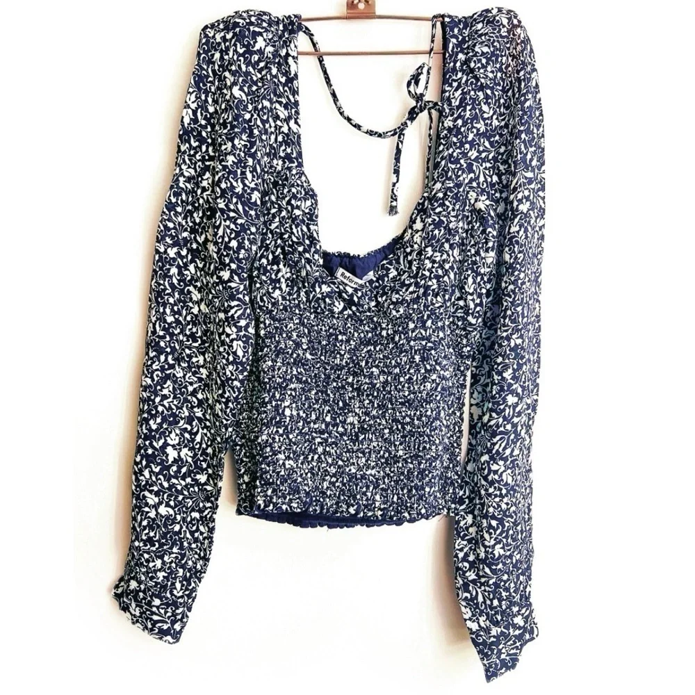 Reformation Smock Blouse